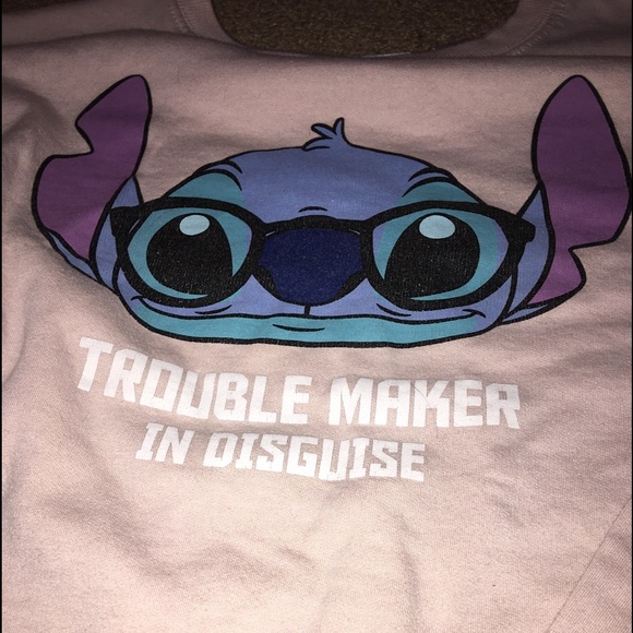 Pink stitch crop top - Picture 2 of 3